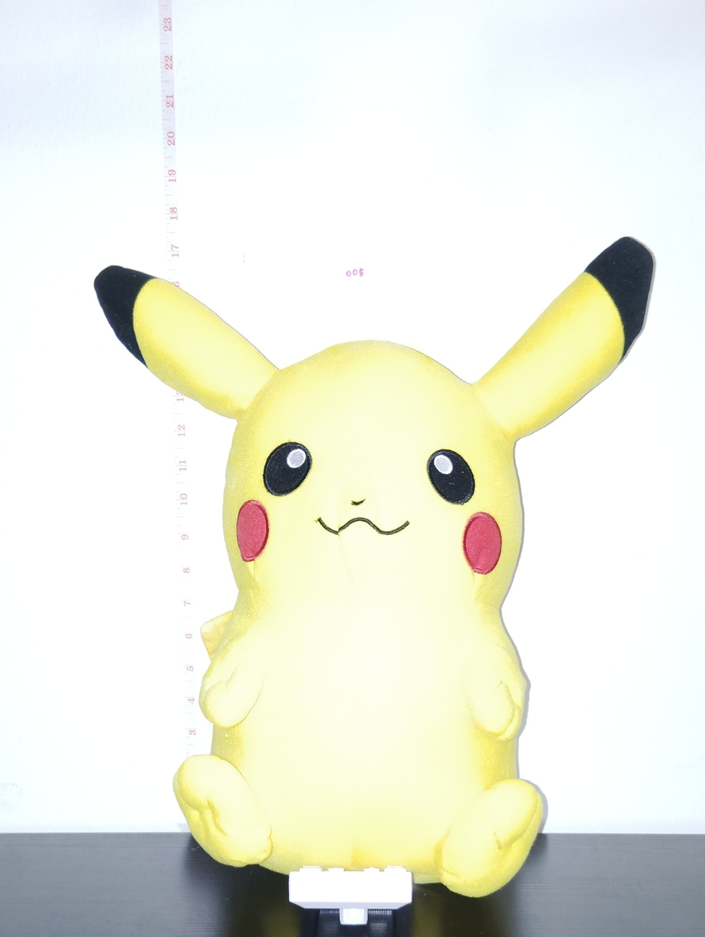 16 Inch Pokemon Pikachu Yellow Plush with Black Ear Tips and Red Cheeks